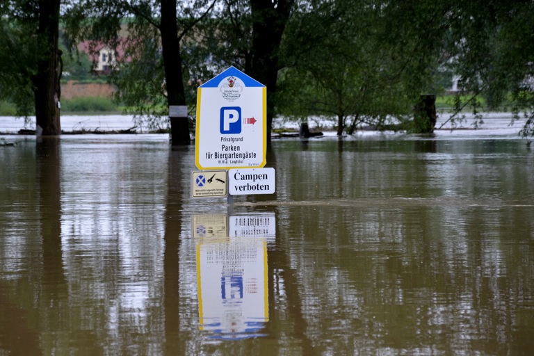Wasser ohne Ende, wie hier in Eining.