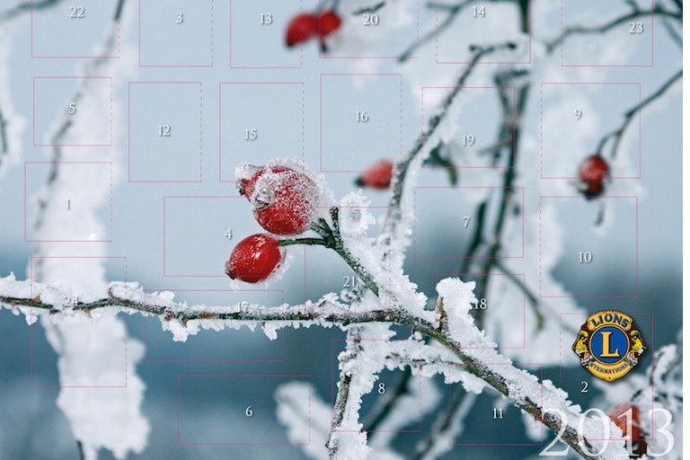 Seit dem Wochenende wird der Lions-Adventskalender verkauft.