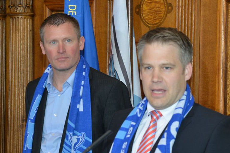 Niklas Sunblad (links)