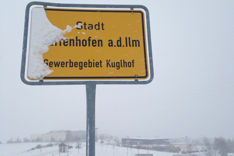Auch im Raum Pfaffenhofen gab es gestern witterungsbedingt mehrere Unfälle. Foto: Zell