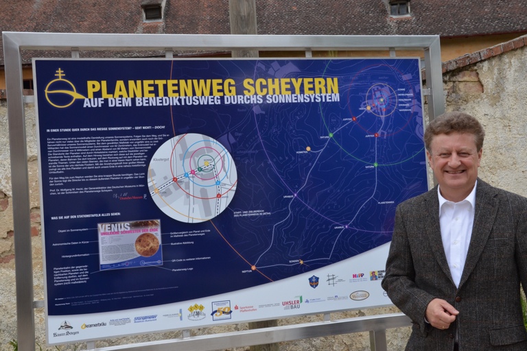 Professor Wolfgang M. Heckl, der Generaldirektor des Deutschen Museums in München, hat die Schirmherrschaft für den Planetenweg übernommen. Fotos: Zell