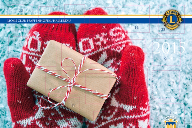 Das Titelmotiv der diesjährigen Adventskalender-Aktion des Lions-Clubs Pfaffenhofen/Hallertau.