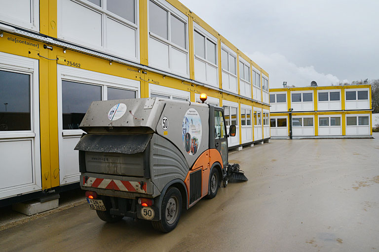 Flüchtlings-Container in großer Zahl. Hier ein Archivfoto aus Ingolstadt.