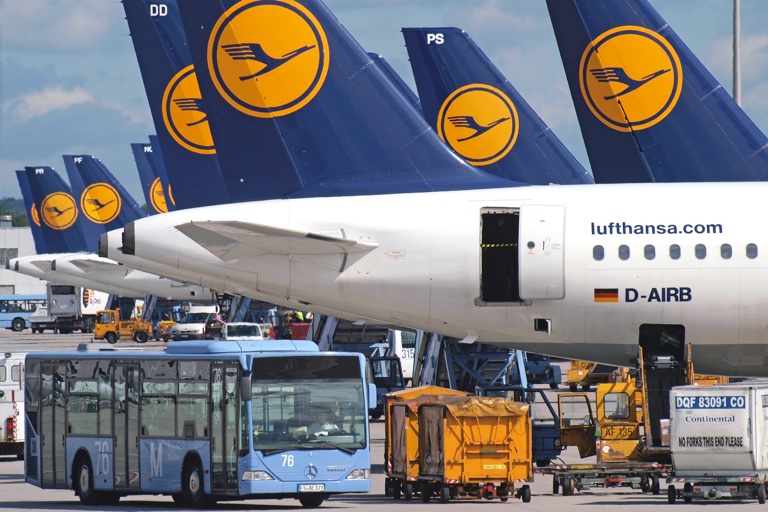 Allein der Lufthansa-Konzern beschäftigt am Münchner Flughafen über 11 000 Leute. Foto: Werner Hennies, FMG