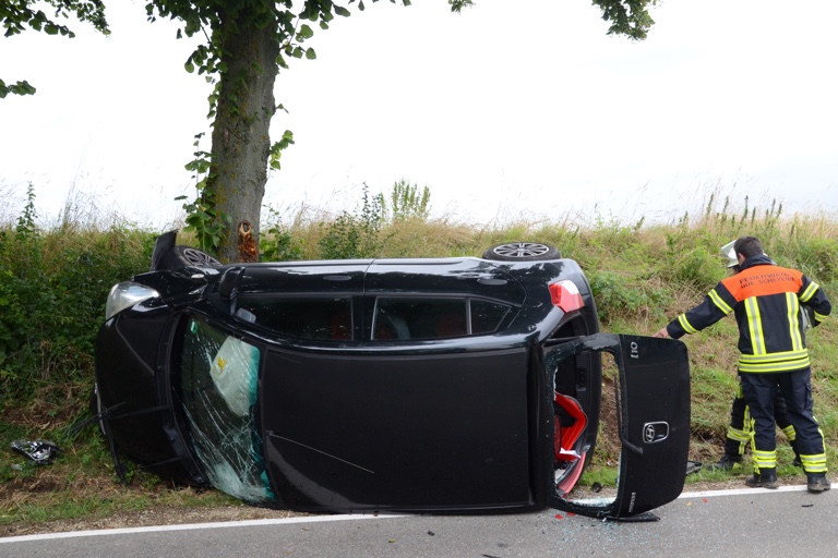In diesem Auto saß die 20-Jährige. Fotos: Zell