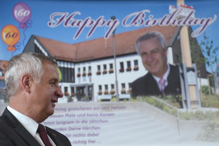 Reinhard Heinrich wurde am Mittwoch 60 Jahre alt, heute wurde groß gefeiert. Fotos: Zell