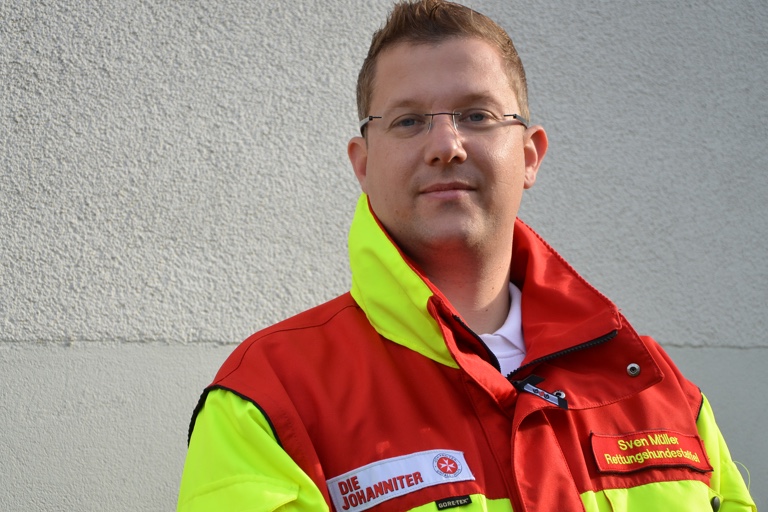 Sven Müller, ehrenamtlicher Johanniter-Ortsbeauftragter aus Ingolstadt.