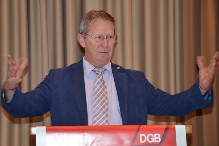 Roland Dörfler, DGB-Kreisvorsitzender.
