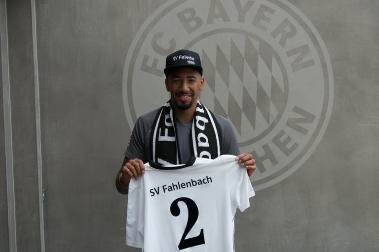 Weltmeister und FC-Bayern-Star Jérôme Boateng. Foto: SV Fahlenbach