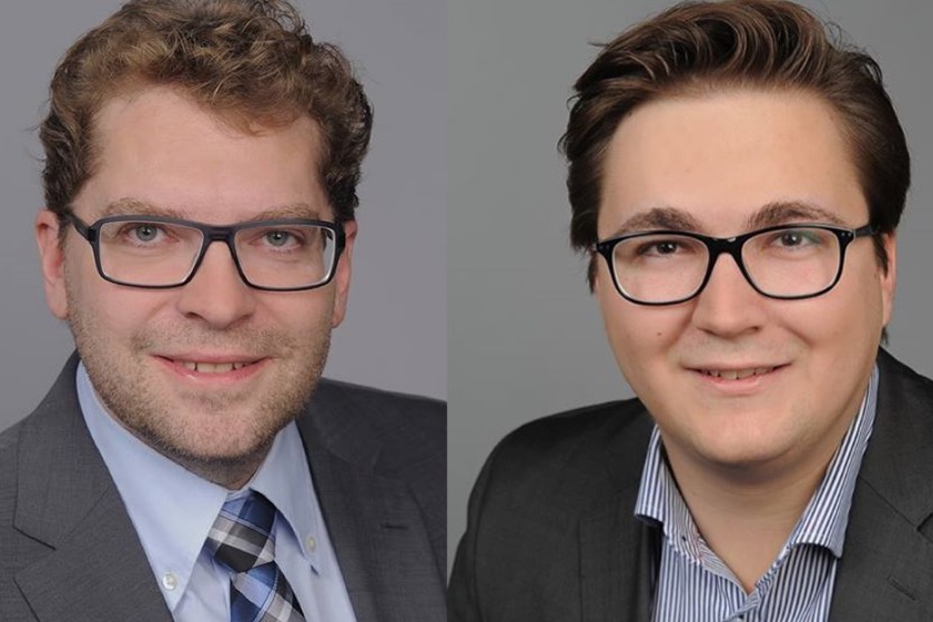 Florian Schranz (links), Christian Moser.
