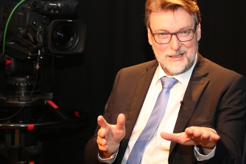 Landrat Martin Wolf (CSU), wiedergewählt am 7. Mai, im Krankenstand seit 2. April. (Archivfoto)
