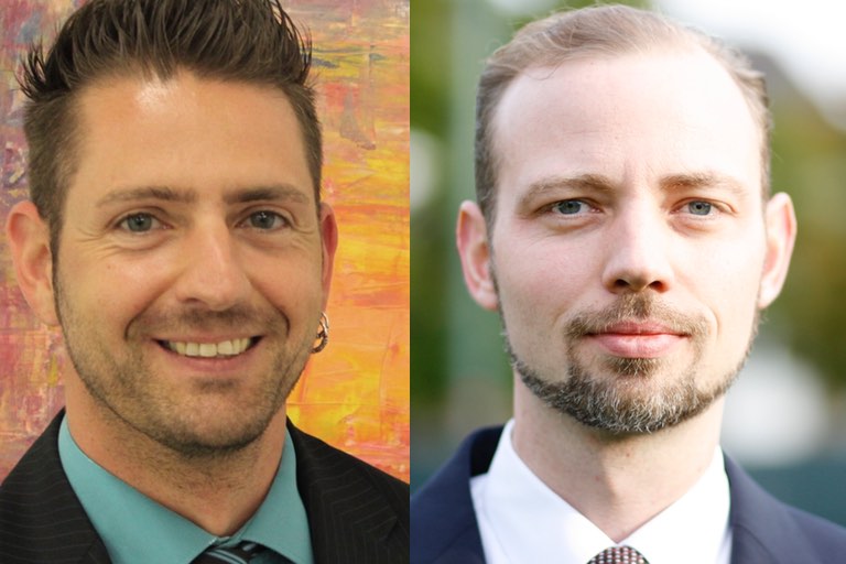 Ingo Goldammer (rechts) und Christian Degen.