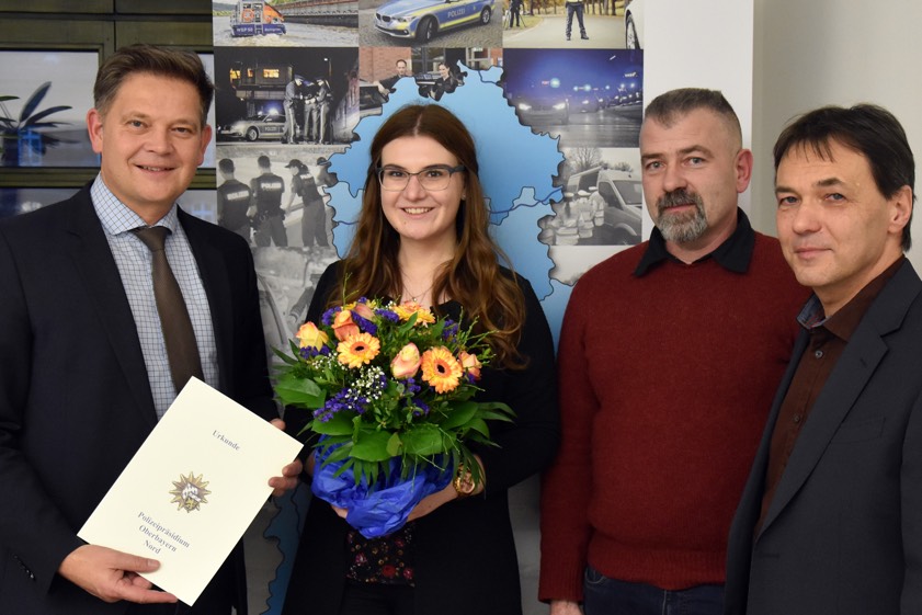 Kripo-Chef Alfred Grob (von links) Marina Schlachtbauer, Kriminal-Oberkommissar Wolfgang Mittl, Erster Kriminal-Hauptkommissar Wolfgang Schwärzer.
