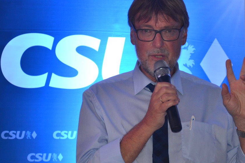 Martin Wolf (CSU) gestern Abend bei der Jahresversammlung der Pfaffenhofener CSU. Foto: Zell