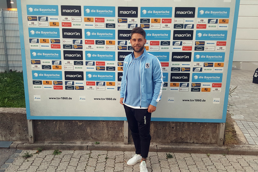 Neue sportliche Heimat: Sebastian Galster trägt seit dieser Saison den Münchner Löwen auf der Brust. Foto: Galster