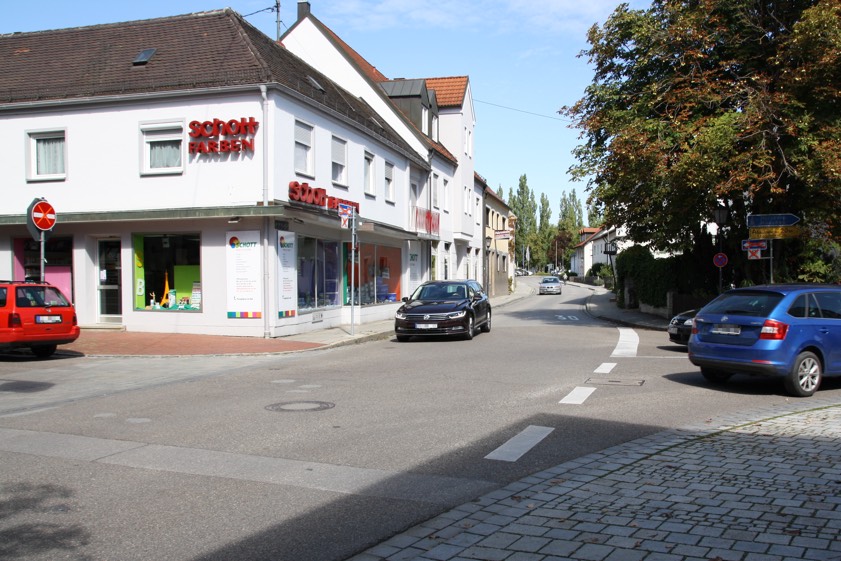 Die Türltorstraße ist künftig ab der Kreuzung mit der Spitalstraße und Weiherer Straße nur noch stadtauswärts befahrbar.