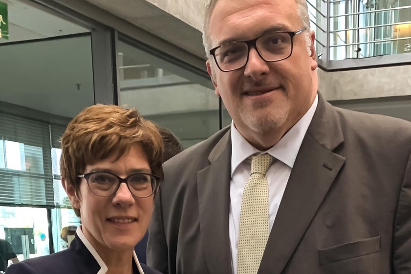 Annegret Kramp-Karrenbauer und Erich Irlstorfer.