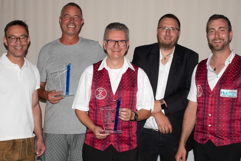 Martin Rohrmann (von links), Detlef Kleinschmidt, Guido Brandt, Tobias Domes, Christoph Raith. Foto: Karl J. Ebensberger