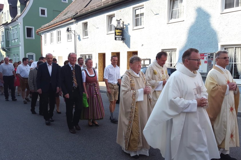 Abschied von Pfarrer Braun in Wolnzach.