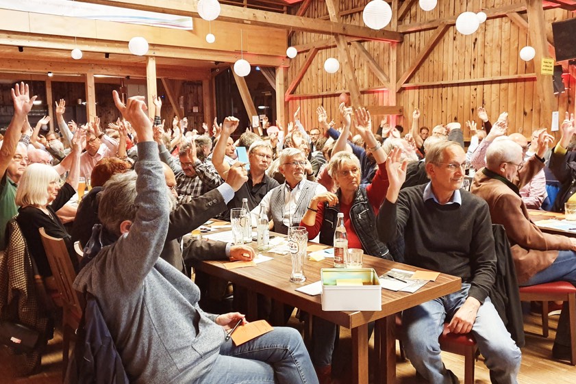 Bei der Mitglieder-Versammlung der BEG im Stockerhof in Pfaffenhofen. Fotos: BEG