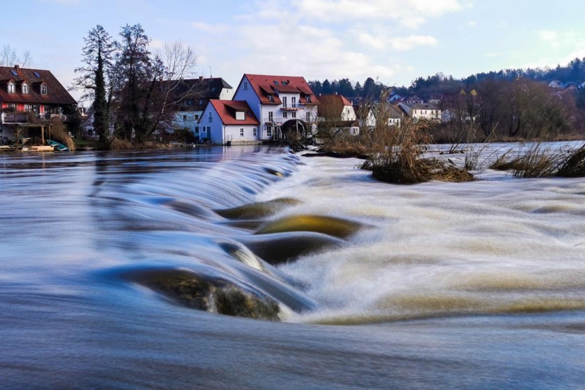 Die Naab im malerischen Kallmünz (Kreis Regensburg). Foto: Daniel Hanke