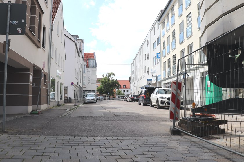 Dieser Bereich der Auenstraße wird umgestaltet.