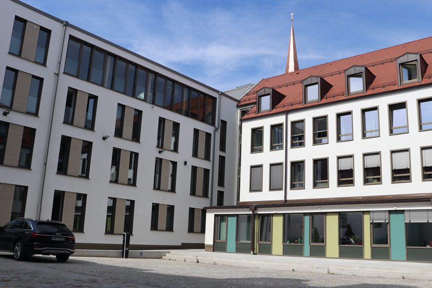 Im Innenhof des Pfaffenhofener Landratsamts werden von 19. Juni bis 2. August die "Kultursommer"-Veranstaltungen stattfinden. Foto: Nina Karl