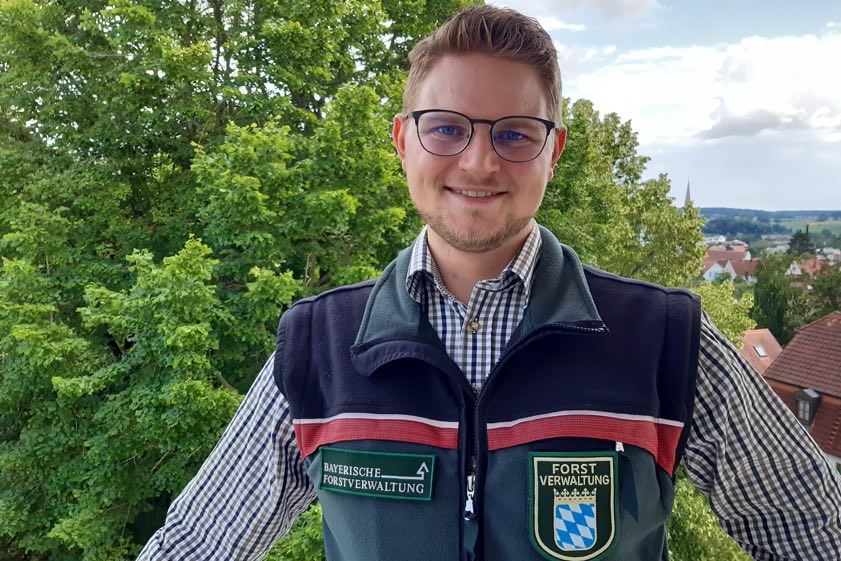 Dominik Reil. Foto: Kathrin Kresser, AELF Pfaffenhofen