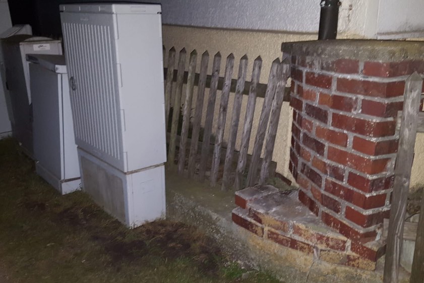 Demolierter Zaun. Foto: Alfred Raths