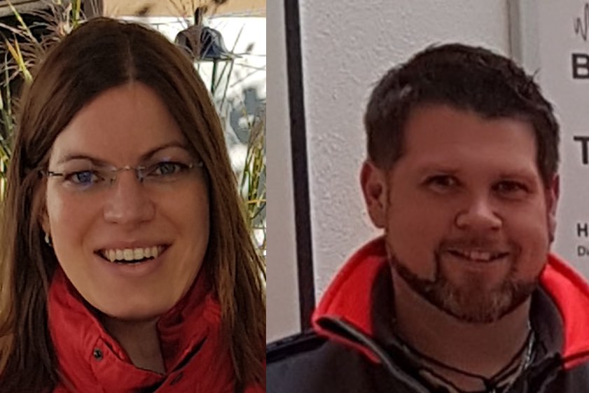Andrea Roth und Thomas Schwarzmeier. Fotos: privat