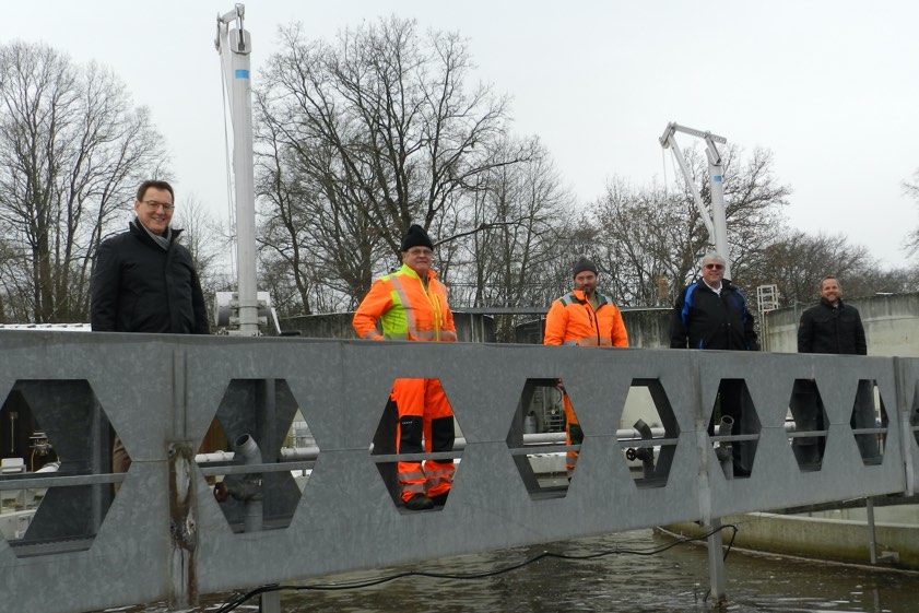Von links: Erwin Renauer, Martin Schiechel, Michael Treiner, Günter Fuchs, Manfred Betzin.