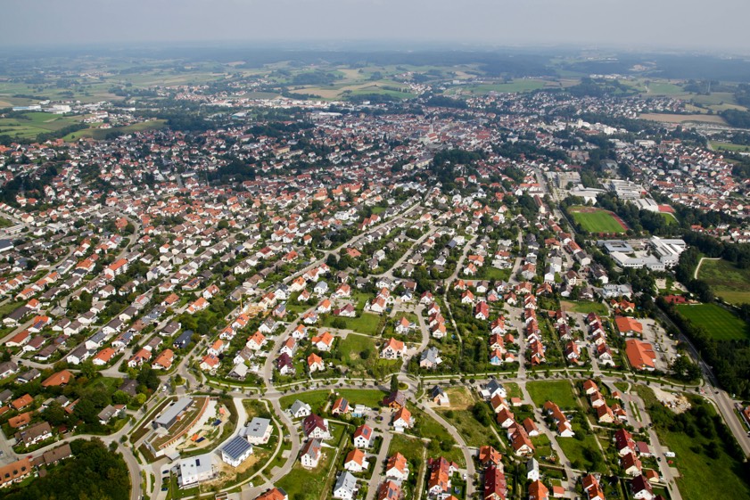 Pfaffenhofen aus der Vogelperspektive. Archivfoto: Florian Schaipp