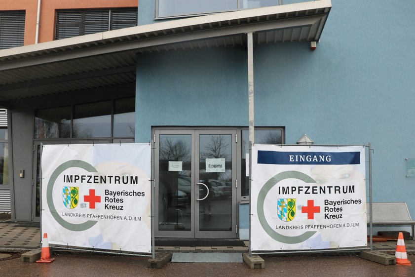 Das Impf-Zentrum in Hettenshausen-Reisgang.