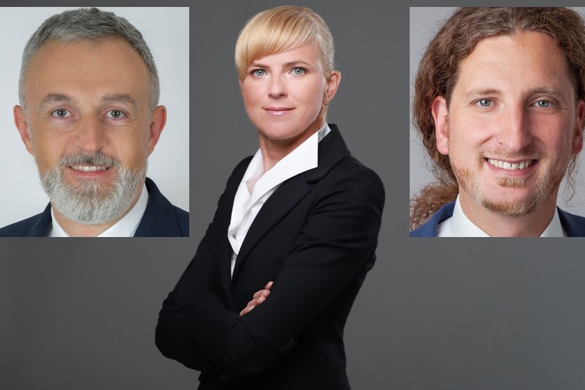 Holger Hoppe (links), Jana Sue Bochert, Uwe Holzhammer. Fotos: privat