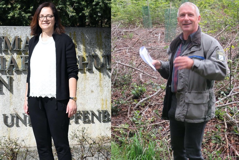 Petra Praum leitet am künftigen Amt für Ernährung, Landwirtschaft und Forsten Ingolstadt-Pfaffenhofen den Bereich Landwirtschaft und die Schule, Peter Birkholz verantwortet den Forst-Bereich. Fotos: Benjamin Kegel, Werner Diemer