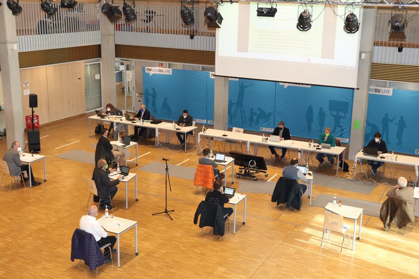 Foto aus einer Sitzung des Ferien-Ausschusses. Quelle: Stadtverwaltung