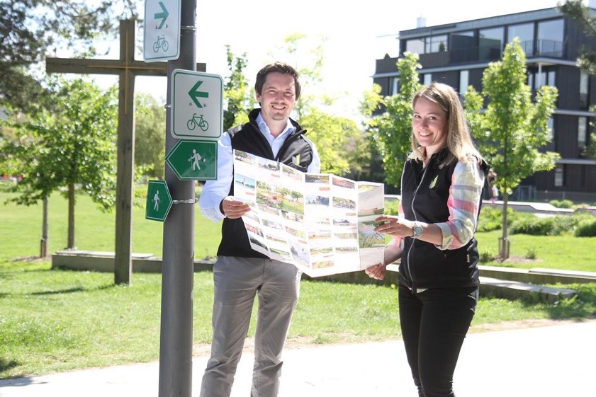 KUS-Leiter Johannes Hofner und Projekt-Managerin Lisa Sutter. Foto: KUS