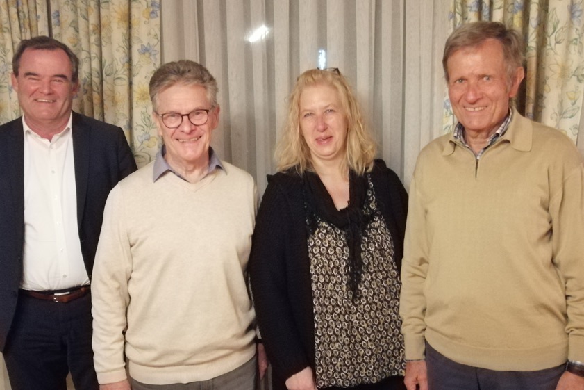 Von links: Landrat Albert Gürtner, Florian Weiß, Gerlinde Reisner und Richard Schnell.