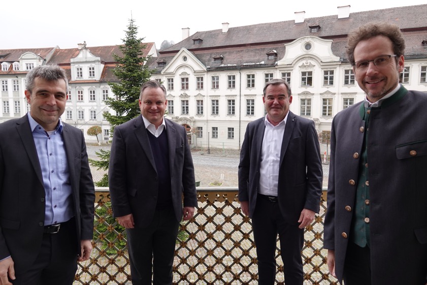 Von links: Alexander Anetsberger, Christian Scharpf, Albert Gürtner, Peter von der Grün. Foto: Landkreis Eichstätt