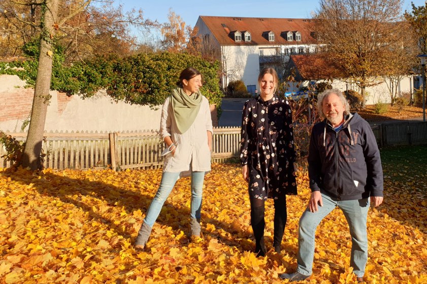 Das Team der Schwangeren-Beratung im Landkreis Neuburg-Schrobenhausen: Johanna Ehm (links), Svantje Landwehr und Jürgen Gerber. Foto: Landratsamt Neuburg-Schrobenhausen