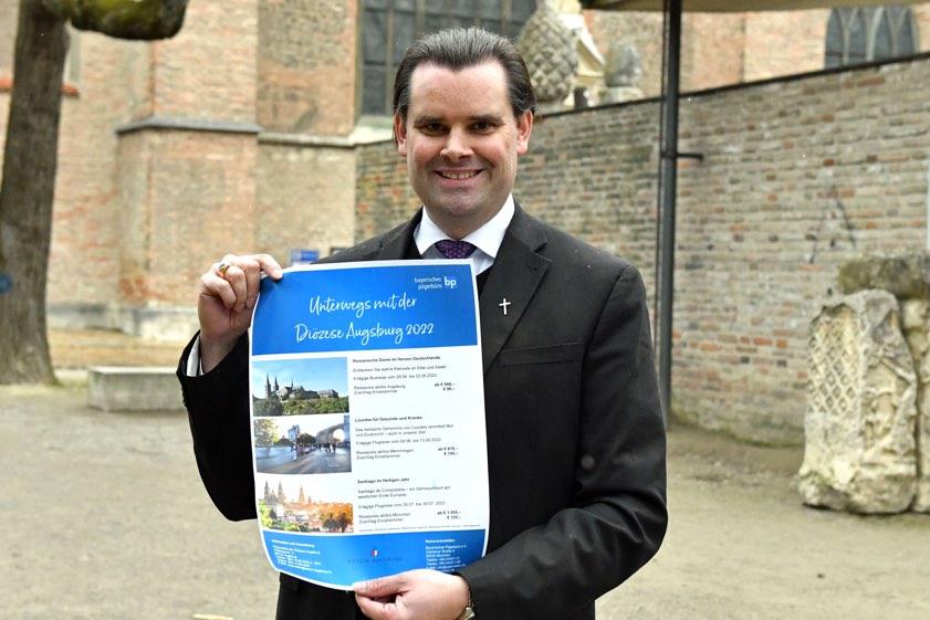 Andreas Martin, Leiter der Diözesan-Pilgerstelle, präsentierte das neue Programm. Foto: Schnall, pba