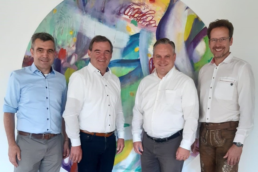 Von links: Alexander Anetsberger, Albert Gürtner, Christian Scharpf, Peter von der Grün. Foto: Heigl