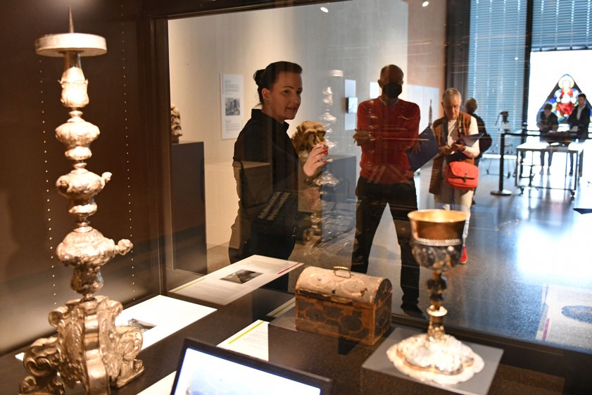 Auch Metall-Gegenstände und ihre fachgerechte Erhaltung sind Teil der Sonder-Ausstellung. Fotos: Julian Schmidt, pba