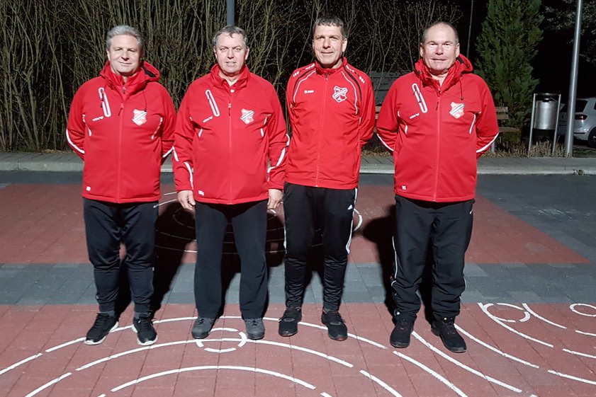 Helmut Winkelmeier (von links), Georg Weber, Martin Berger und Josef Reith.