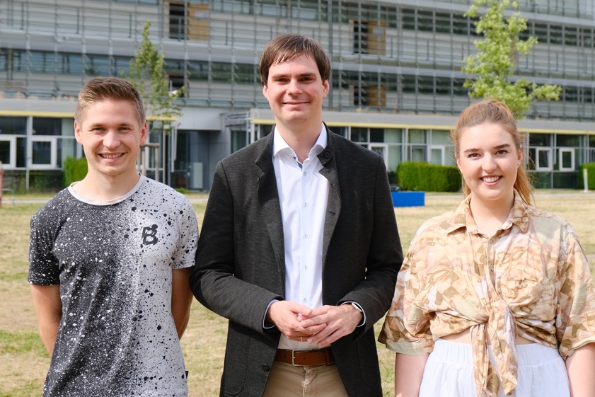 Josef Hanke (links), der Abgeordnete Andreas Mehltretter und Katrin Maier. Foto: oh