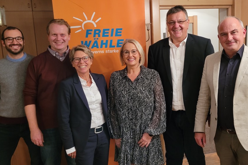 Von links: Kilian Koch, Sebastian Schrott, Anja Koch, Claudia Heidrich, Herbert Nerb, Manfred Sterz. Foto: oh