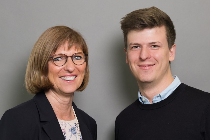 Michaela Schenk und ihr Sohn Sebastian Schenk. Foto: Mawa-GmbH