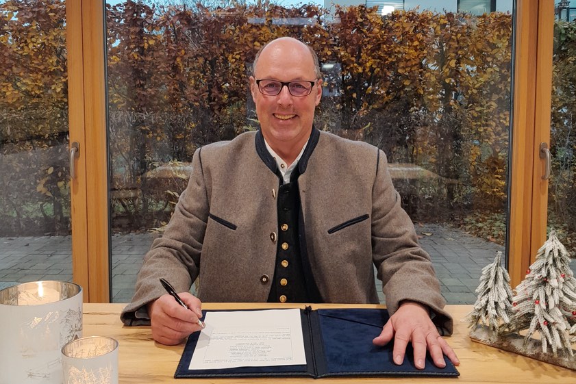 Wolfgang Hagl, Bürgermeister von Hettenshausen.