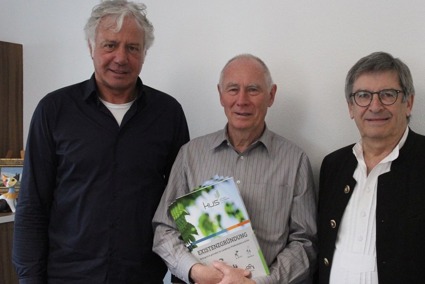 Dieter Manthey (von links), Horst Boljahn und Josef Wilhelm. Foto: KUS