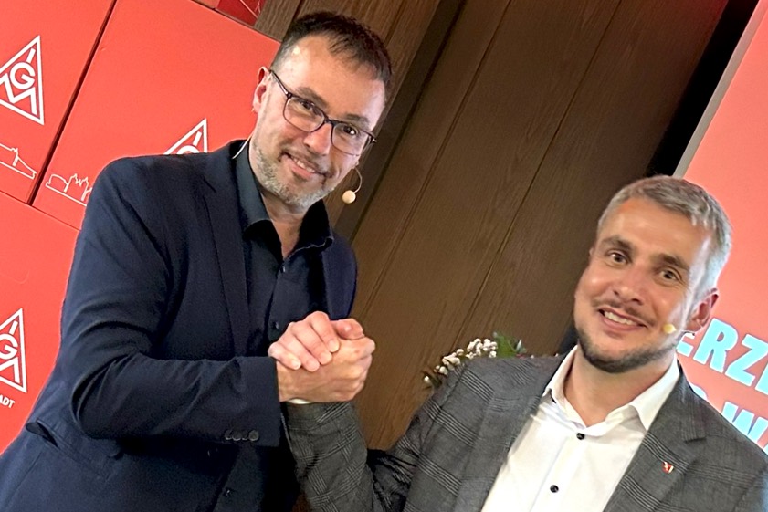 Carlos Gil (links) und Christian Daiker. Foto: Markus Bachmeier